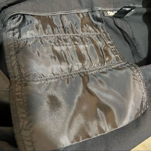 DKNY Womens Black Flare Leg Pants Size 4 - Picture 6 of 13